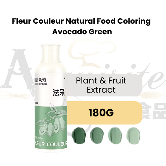 Fleur Couleur Natural Food Colouring 180g | Avocado Green