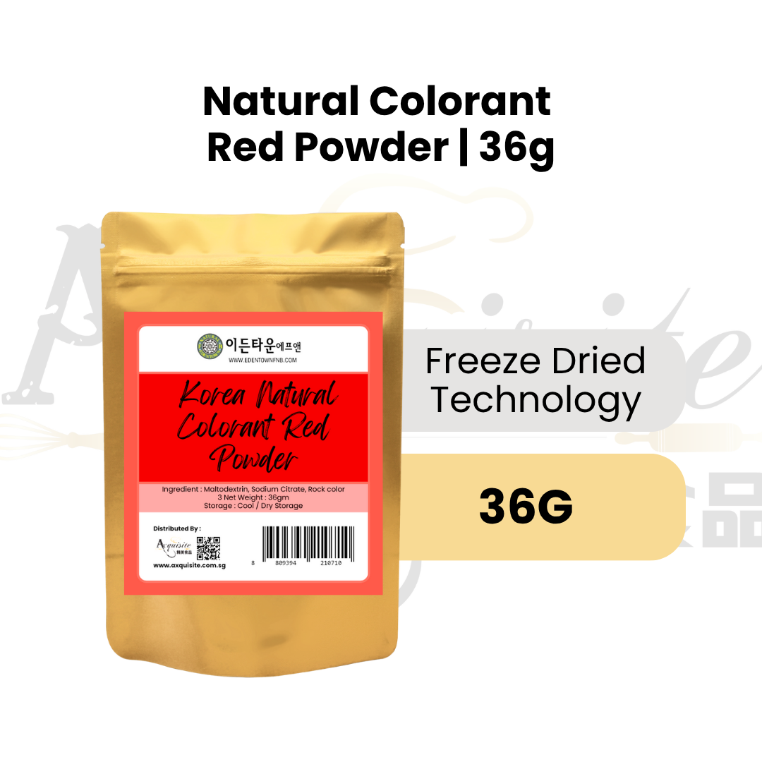 Edentown Korea Natural Colorant Red Powder 36g/100g/1kg