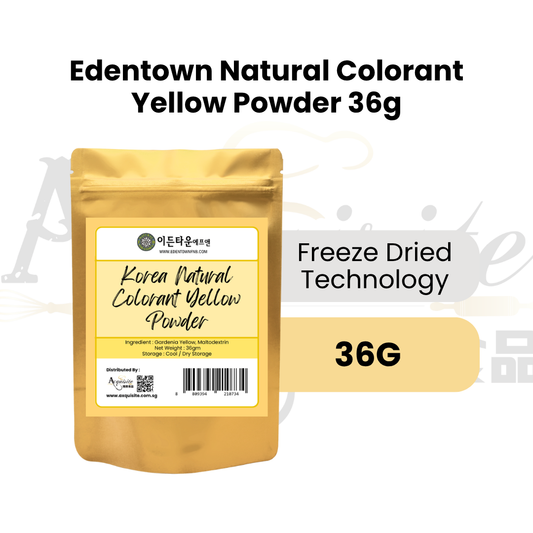 Edentown Korea Natural Colorant Yellow Powder 36g/100g/1kg