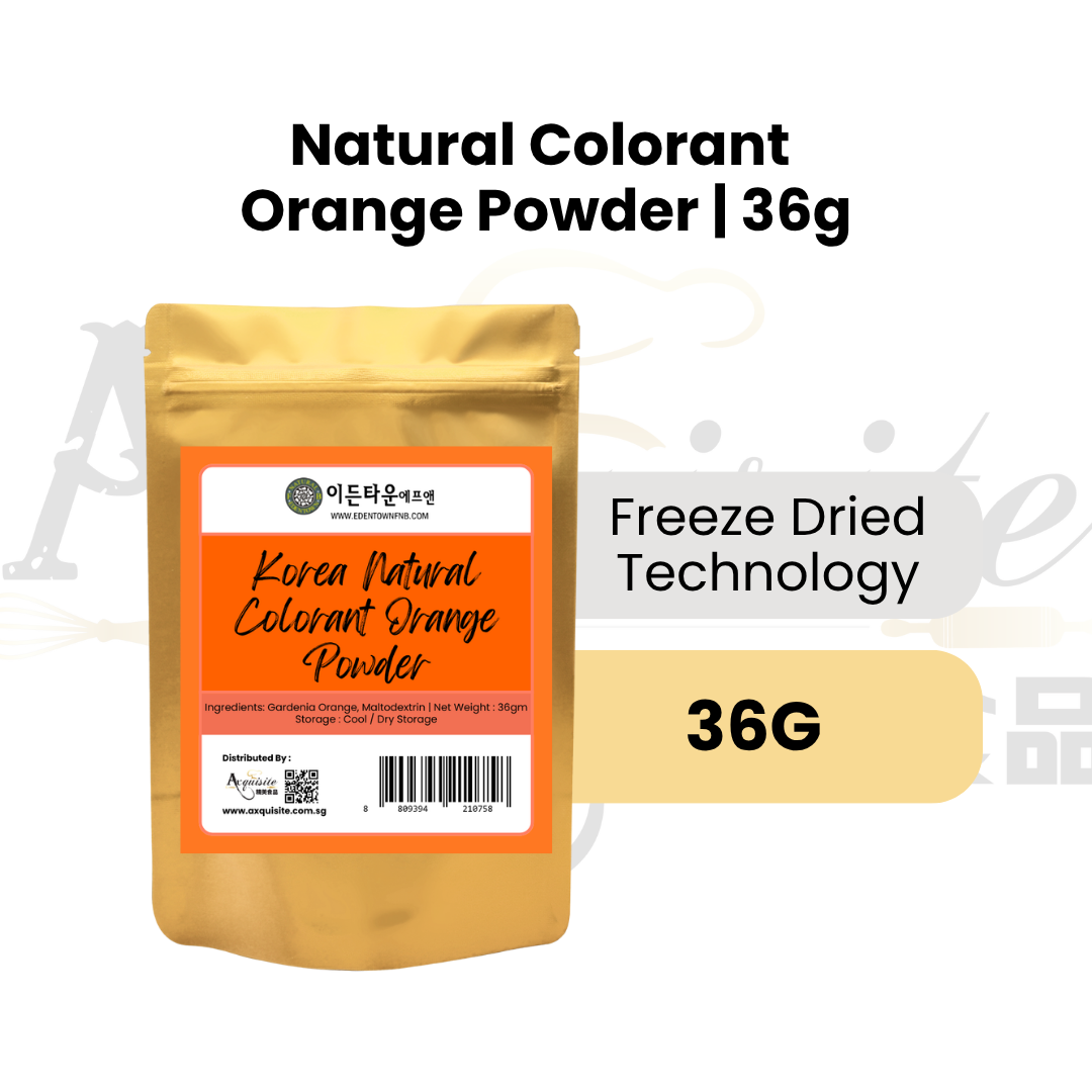 Edentown Korea Natural Colorant Orange Powder 36g/100g/1kg