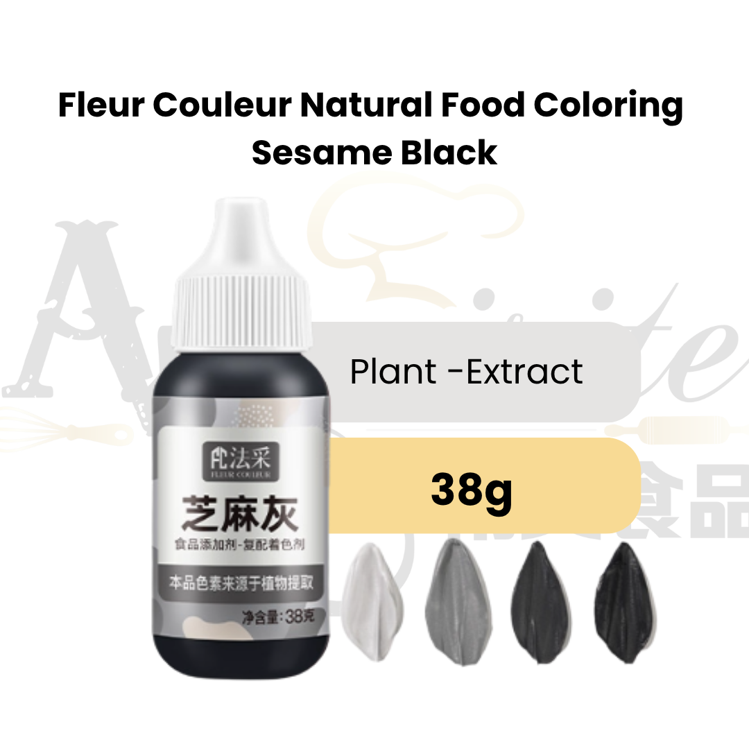 Fleur Couleur Natural Food Colouring 38g Vibrant Concentrated Edible Colourant For Baking, Cake Decorating & Icing