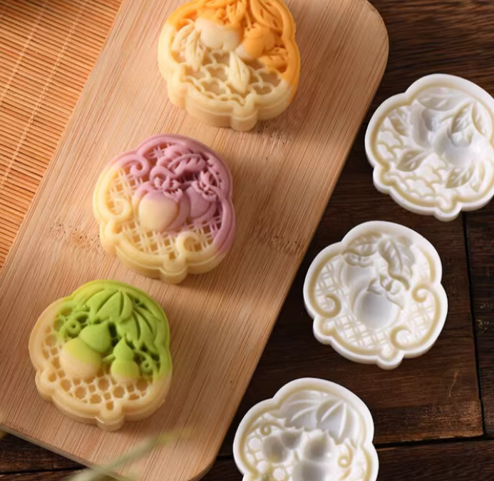 [PRE-ORDER BUNDLE DEAL] - Ru Yi Mooncake Mold (3pcs) 75g