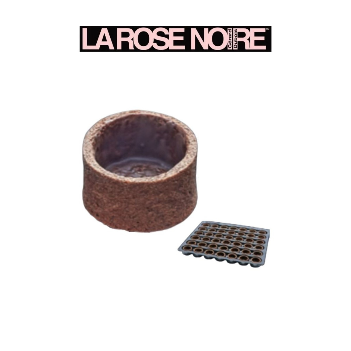 La Rose Noire LRN Chocolate Tart Shells Mini Round 33mm