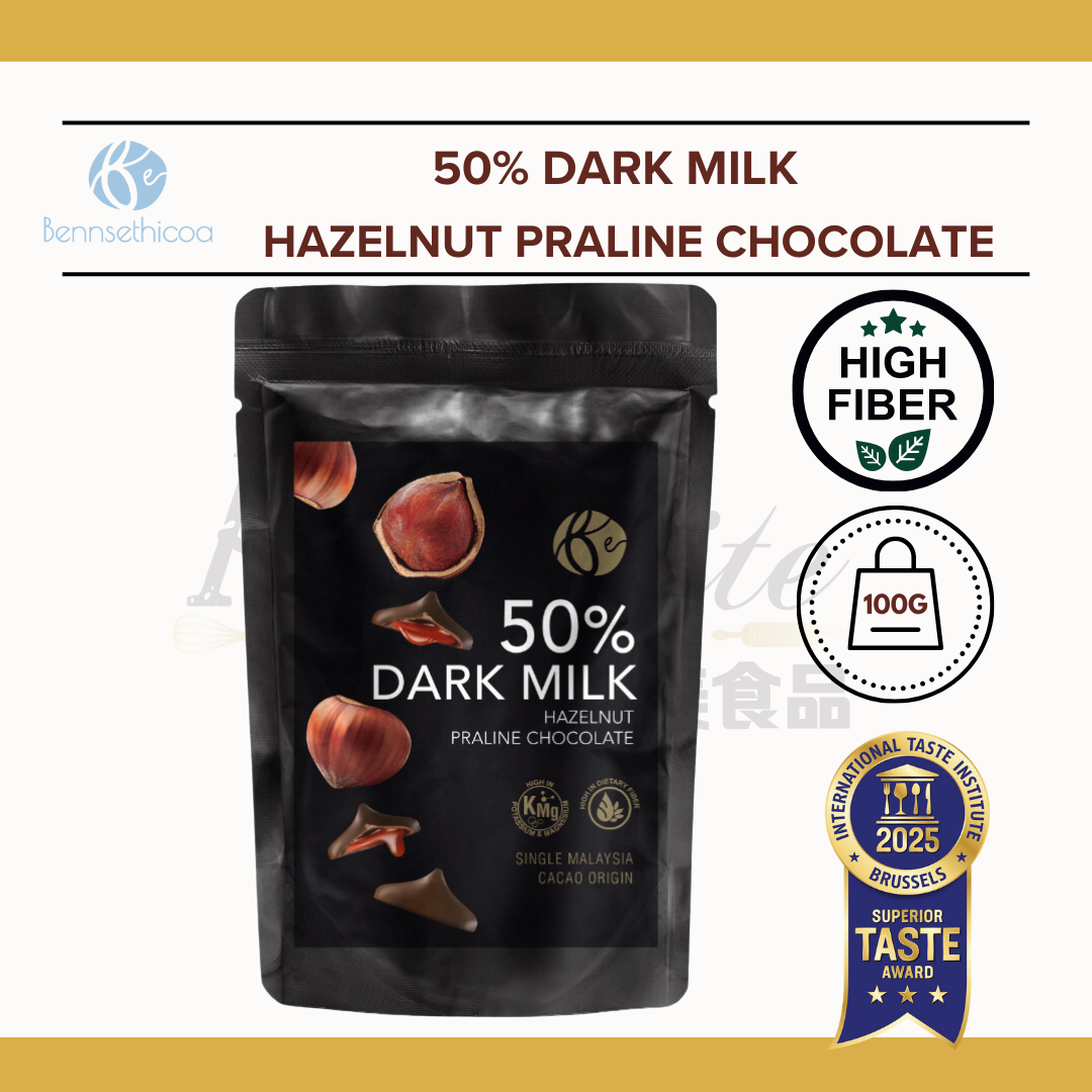 Benns Ethicoa 50% Hazelnut Praline Chocolate | Premium Chocolate | Chocolate Snack