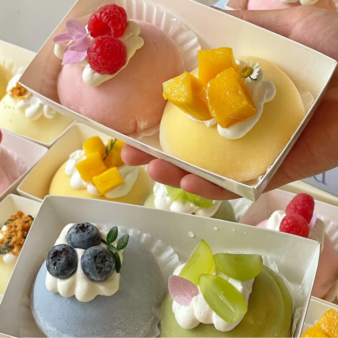 Strawberry Snowskin Mochi Wrapper Sheet | Ready-to-Eat Daifuku Skins | DIY Desserts