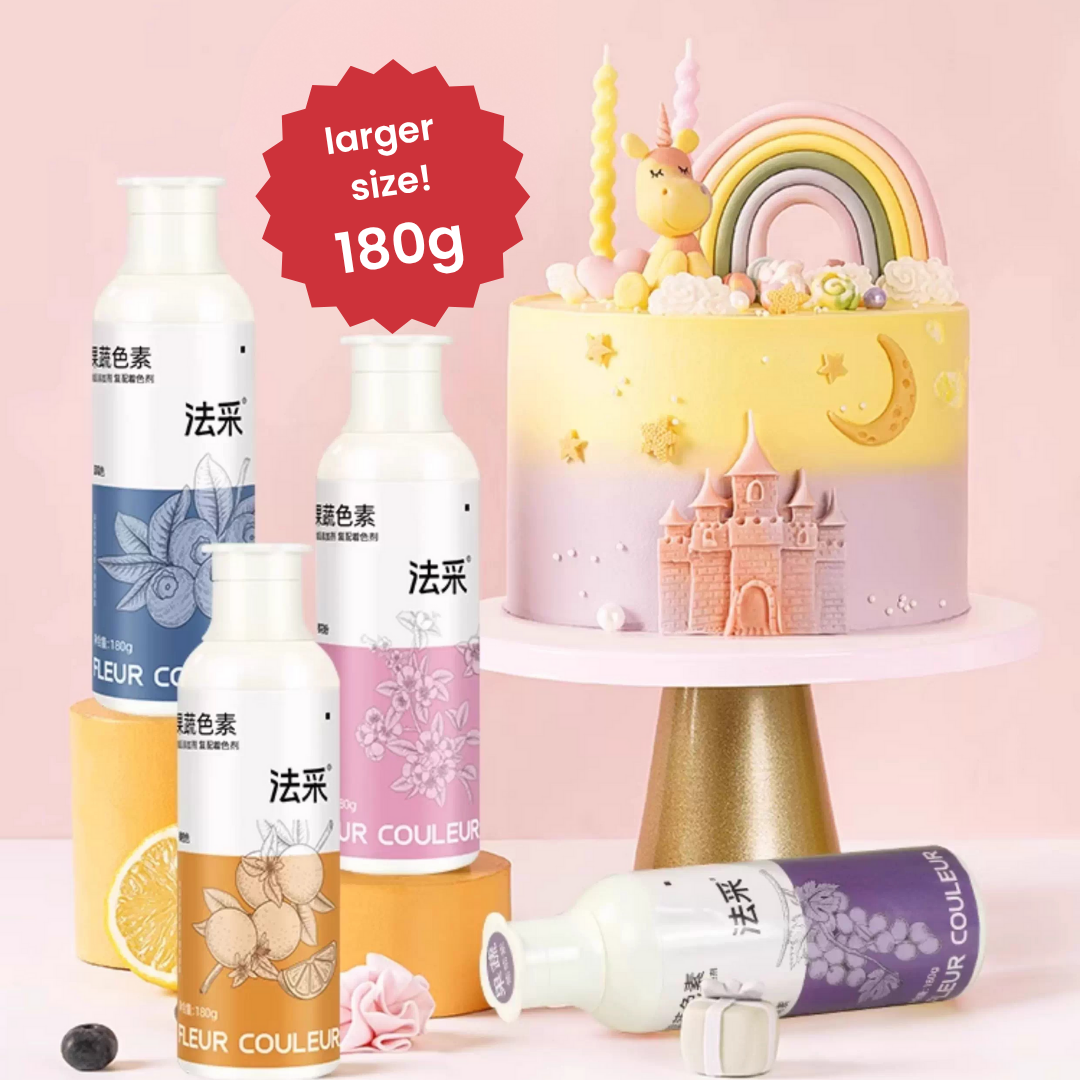 Fleur Couleur Natural Food Colouring 180g | Blueberry Blue