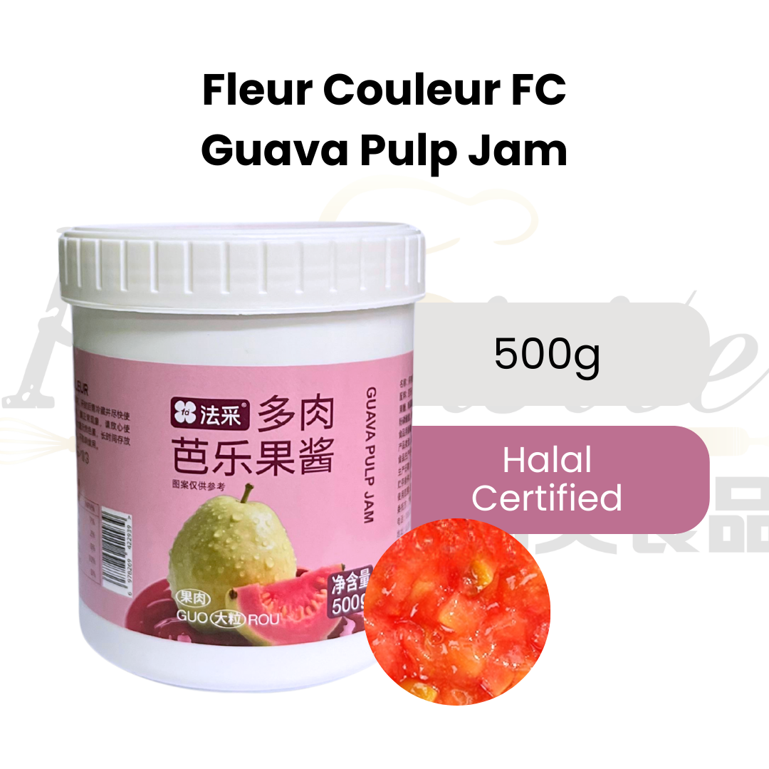 Fleur Couleur FC Guava Pulp Jam | Fruit Filling | Ready To Eat | Cake & Desserts