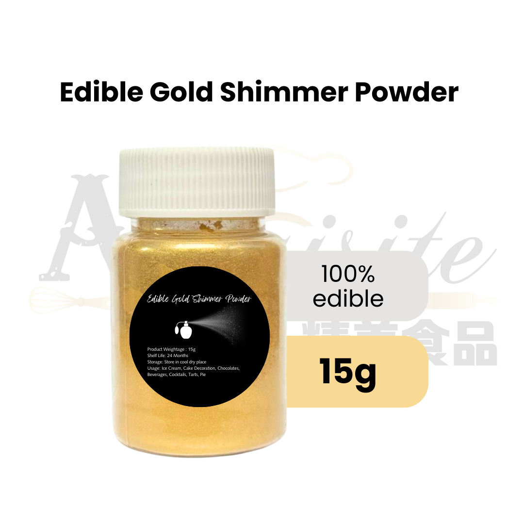 Edible Gold Shimmer Powder Baking Needs | Baking Decoration | Axquisite