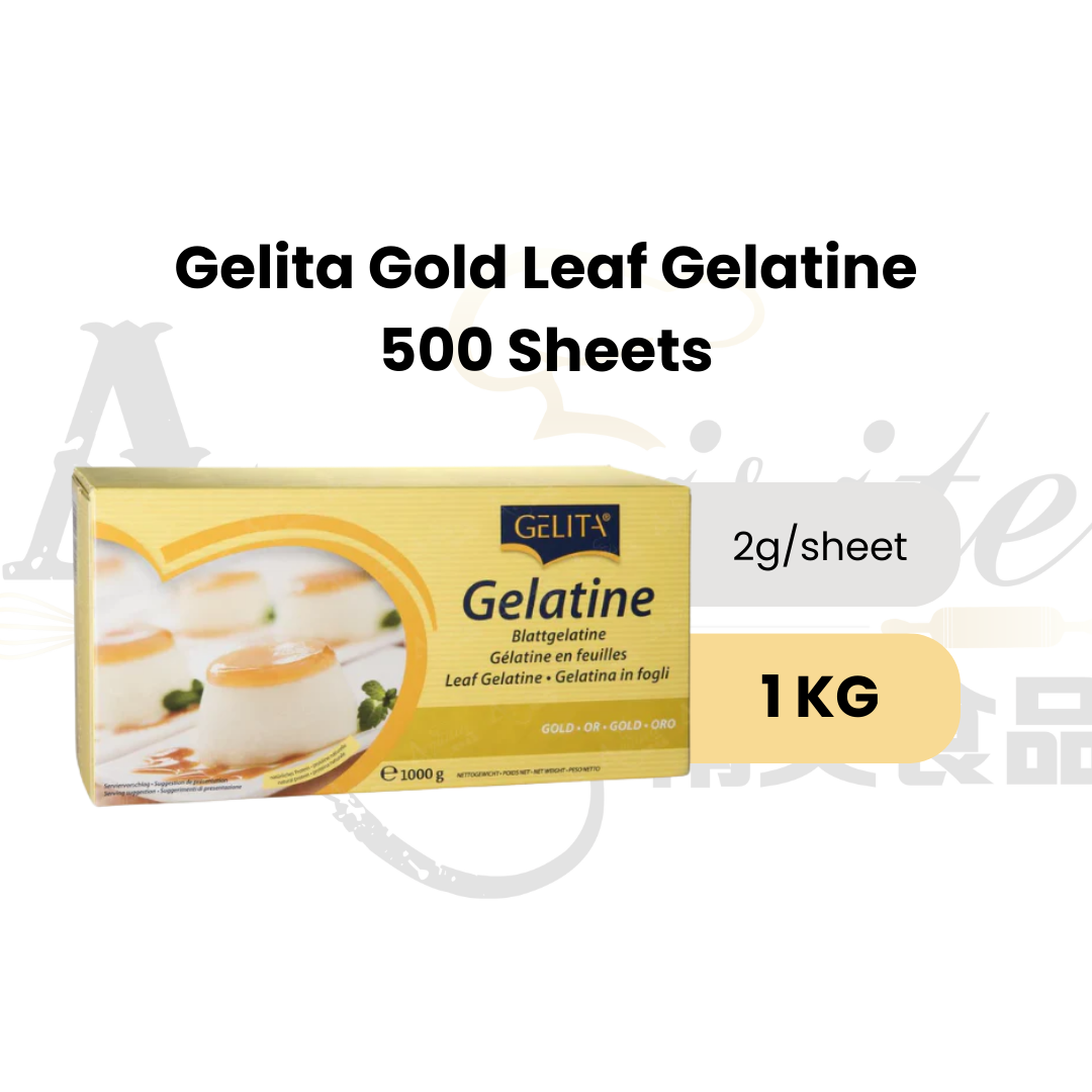 Gelita Gold Leaf Gelatine 500 Sheets