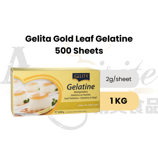 Gelita Gold Leaf Gelatine 500 Sheets