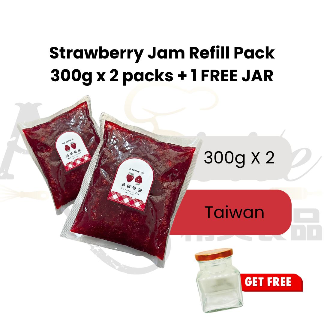 Organic Strawberry Jam | Taiwan Strawberry School | Healthy Living | Premium Quality | Halal Questionnaire