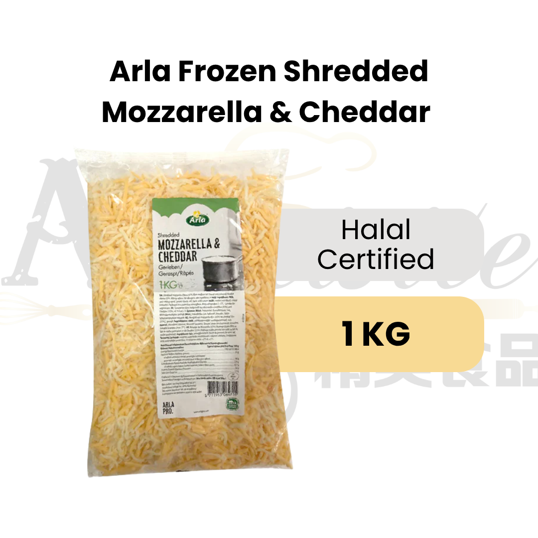 Arla Frozen Shredded Mozzarella & Cheddar 1kg