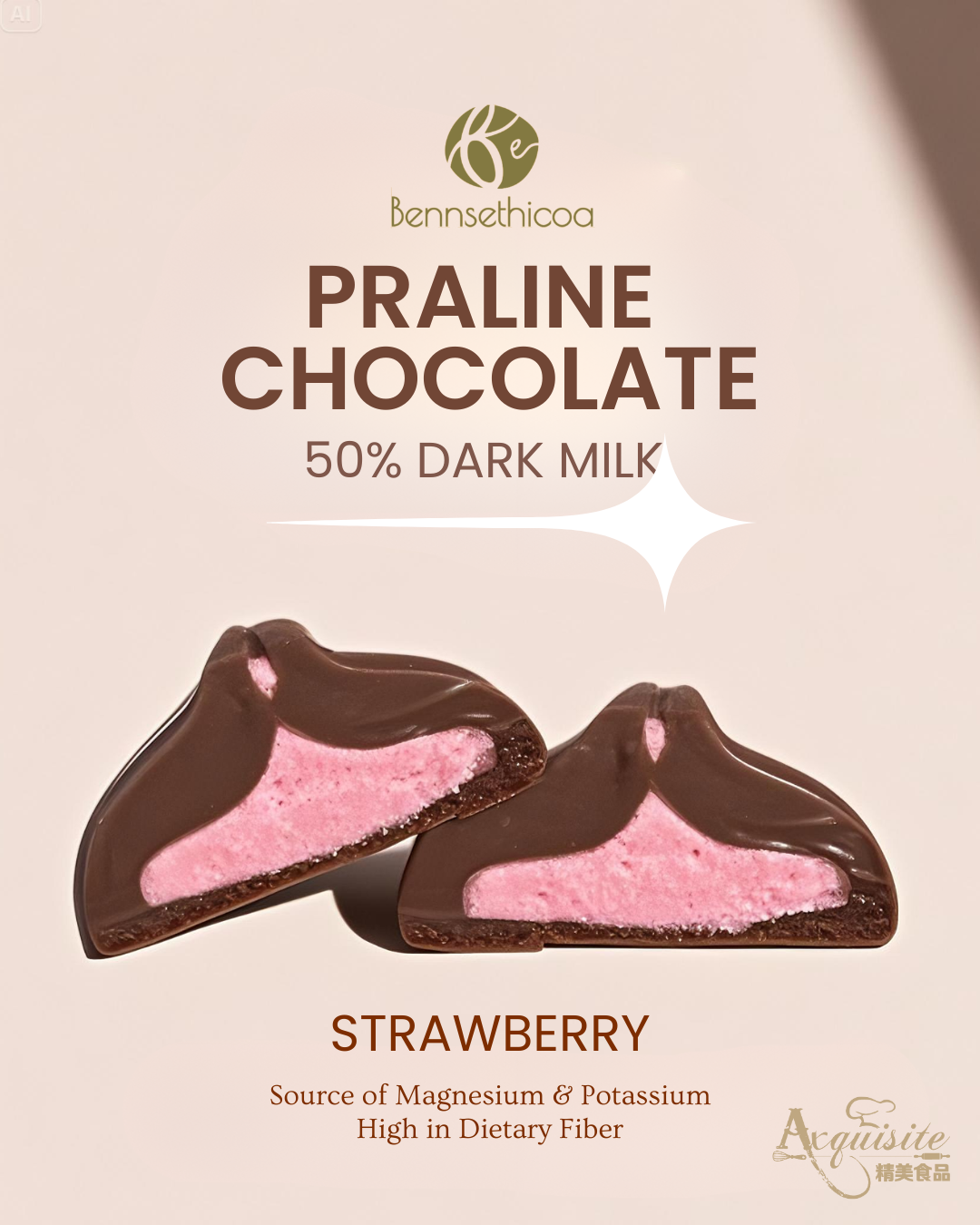 Premium chocolate, Less sweet milk chocolate, Chocolate with Strawberry, Healthy dark milk chocolate, Gourmet chocolate gift, Smooth and creamy chocolate, chocolate lovers, premium cacao, Artisan chocolate, Baking chocolate, Nutty chocolate, Gourmet snacking, Single Origin, Vegan Friendly, Nutty Chocolate, Baking Chocolate, Tropical fruit chocolate