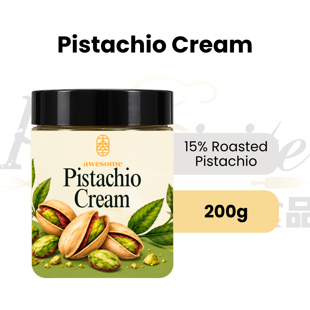 Awesome Pistachio Cream 200g jar with 15% roasted pistachio
