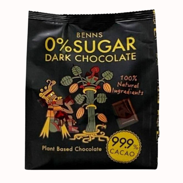 Benns 0% Sugar Dark Chocolate 160g
