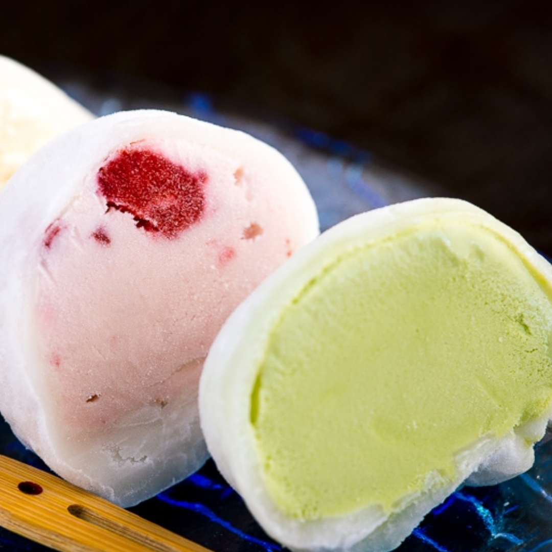 Rice Cake Mochi with Ice Cream