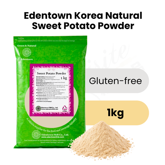 sweet potato powder, sweet potato powder Singapore, Edentown sweet potato powder, Edentown Korea sweet potato powder 1kg, natural sweet potato powder, 100% pure Korean sweet potato powder, gluten free sweet potato powder, vegetable powder for baking, 1kg sweet potato powder, wholesale sweet potato powder Singapore, bulk sweet potato powder supplier, bakery ingredient supplier Singapore, sweet potato powder for baking, sweet potato powder for bread, sweet potato powder for cakes, sweet potato latte powder