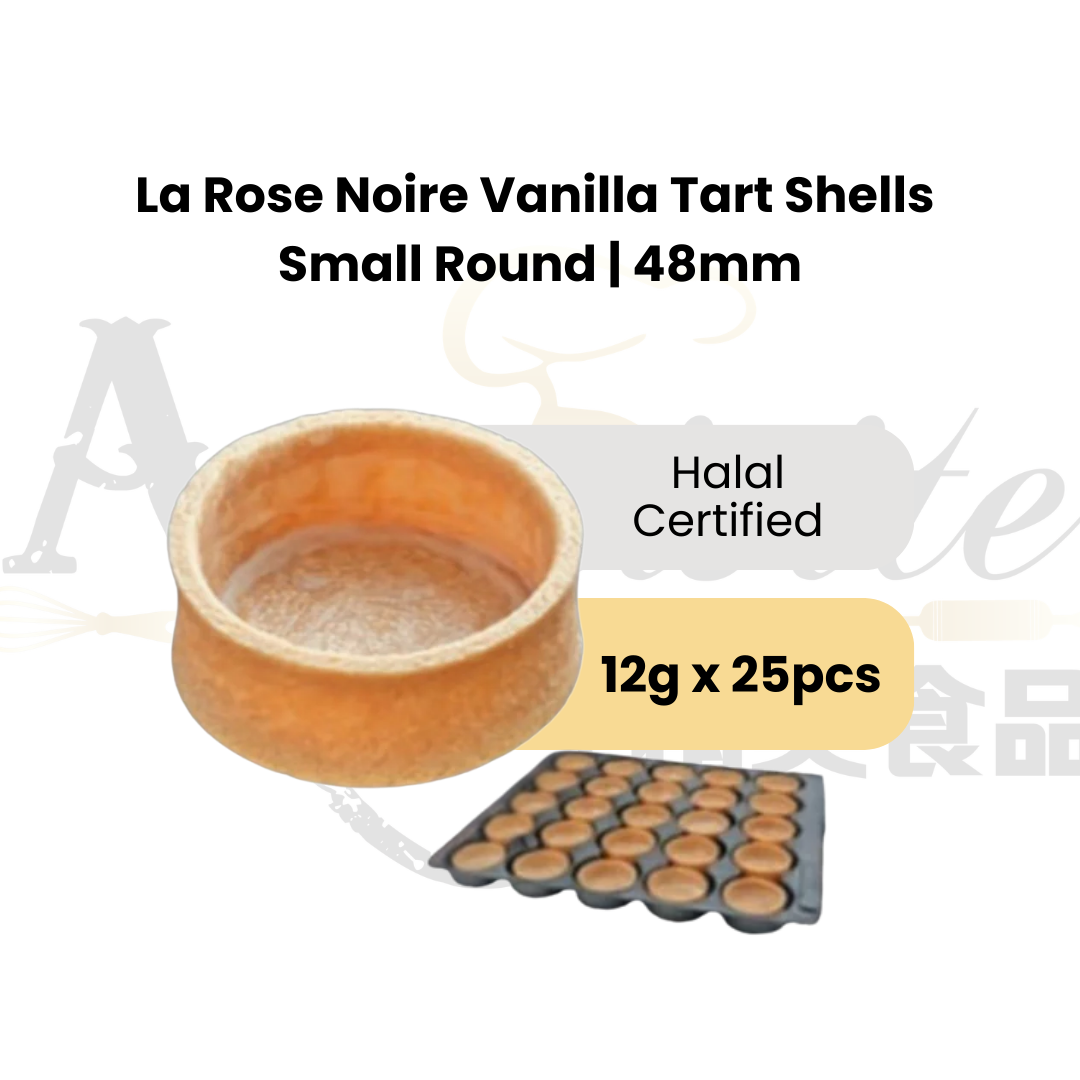 La Rose Noire LRN Vanilla Tart Shells Small Round 48mm