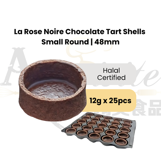 La Rose Noire LRN Chocolate Tart Shells Small Round 48mm