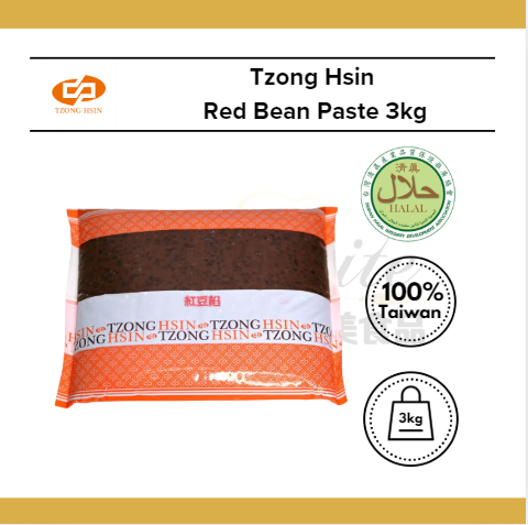 [PRE-ORDER - NO CANCELLATION] Tzong Hsin Red Bean Paste 3kg