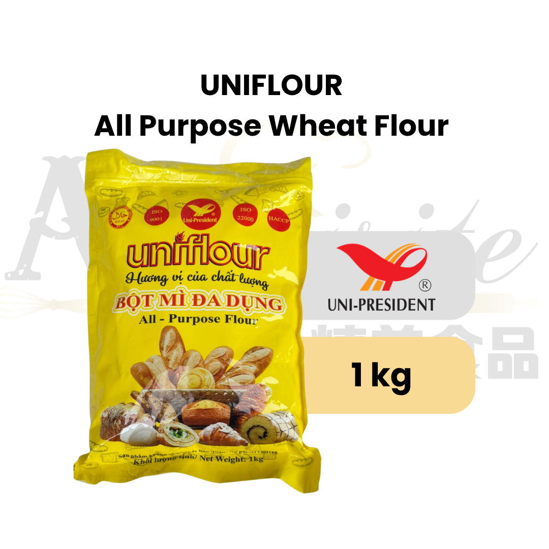 Buy 2 Lescure Unsalted Pastry Butter Sheets 1kg, Get 1 FREE UNIFLOUR Flour