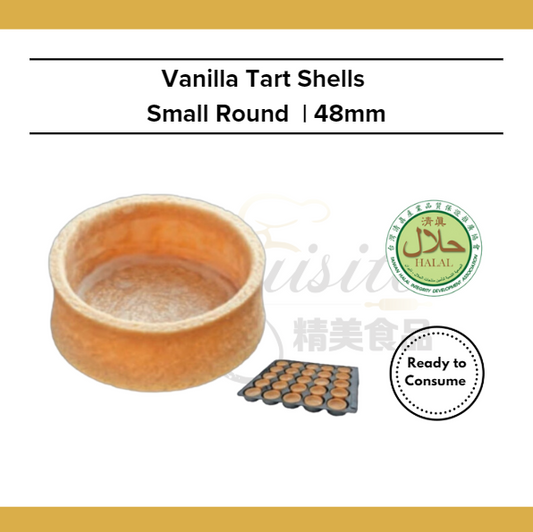 La Rose Noire LRN Vanilla Tart Shells Small Round 48mm