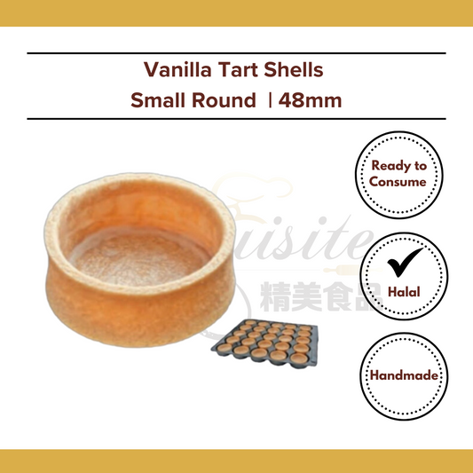 La Rose Noire LRN Vanilla Tart Shells Small Round 48mm