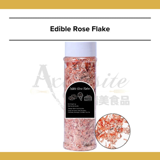 Edible Rose Gold Flakes| Baking Decorations| Baking Needs| DIY | Decorating Cake|Axquisite