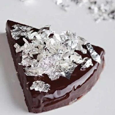 Edible Silver Flakes Baking Decoration | Baking Needs