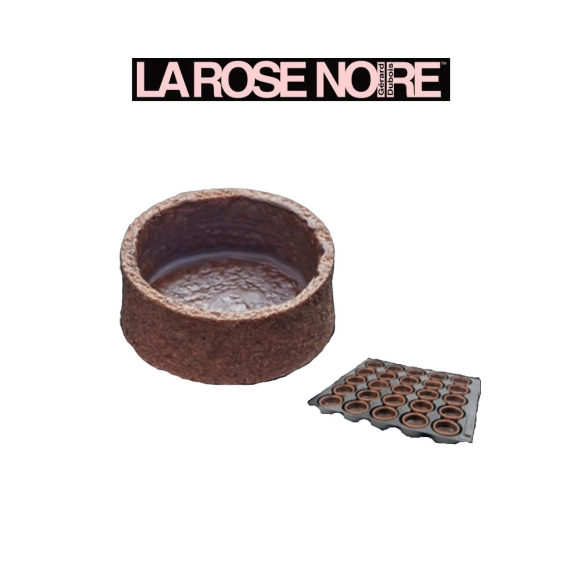 La Rose Noire LRN Chocolate Tart Shells Small Round 48mm