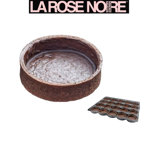La Rose Noire LRN Chocolate Tart Shells Medium Round 57mm