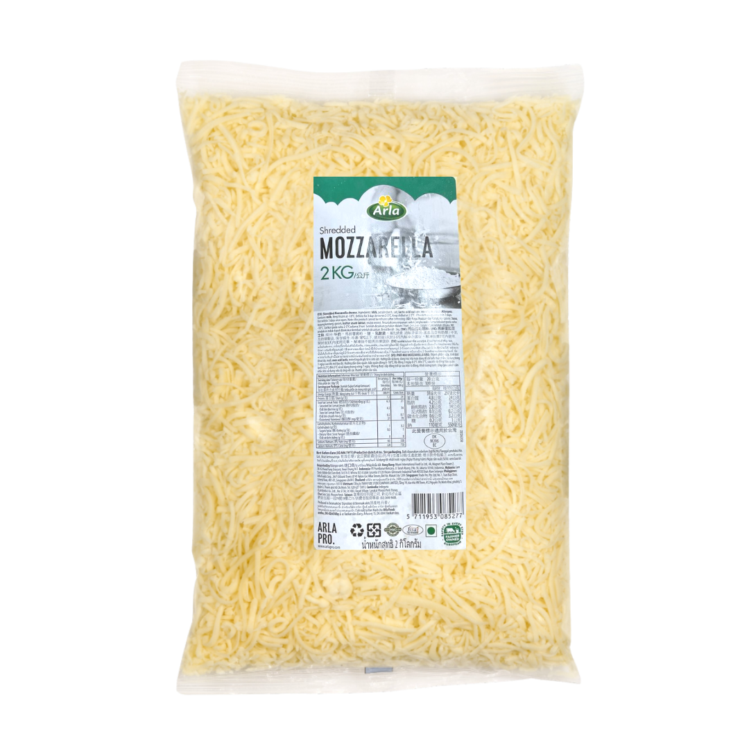 Arla Pro Shredded Mozzarella Cheese 2kg