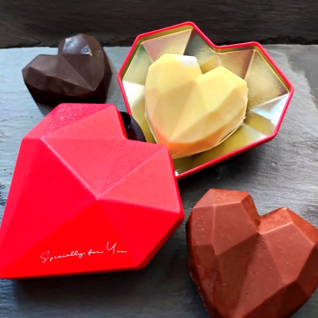 DIY Homemade Chocolate Heart Gift Bundle