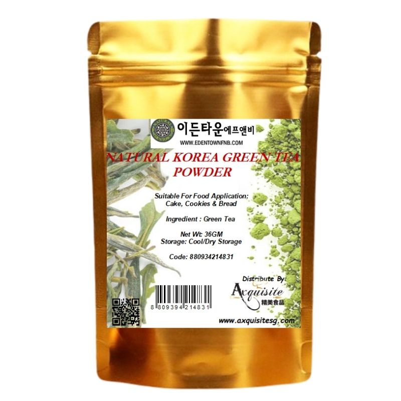 Edentown Korea Natural Green Tea Powder 36g