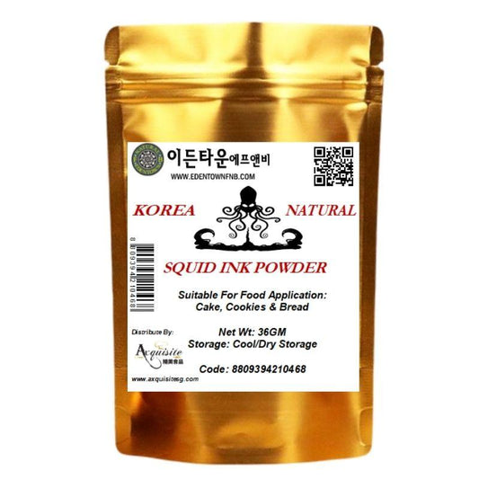 Edentown Korea Natural Black Squid Ink Powder 36g