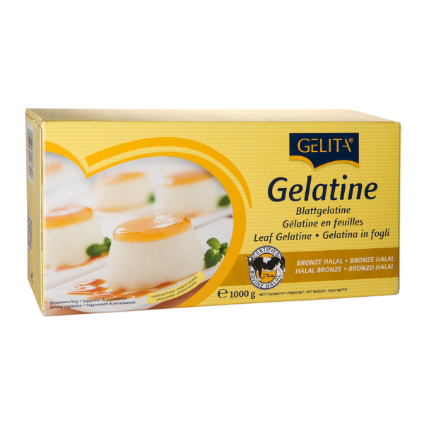 Gelita Bronze Halal Leaf Gelatine 300 Sheets Axquisite Pte Ltd