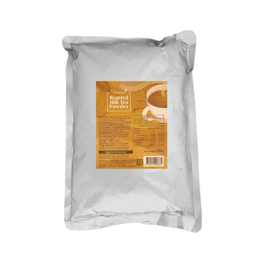 Venus Instant Roasted Milk Tea (Houjicha) Powdered Drink 250g/500g
