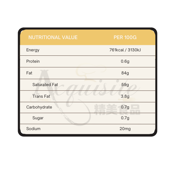 The Pastry Chefs Favourite: Lescure Unsalted Pastry Butter Sheet 1kg