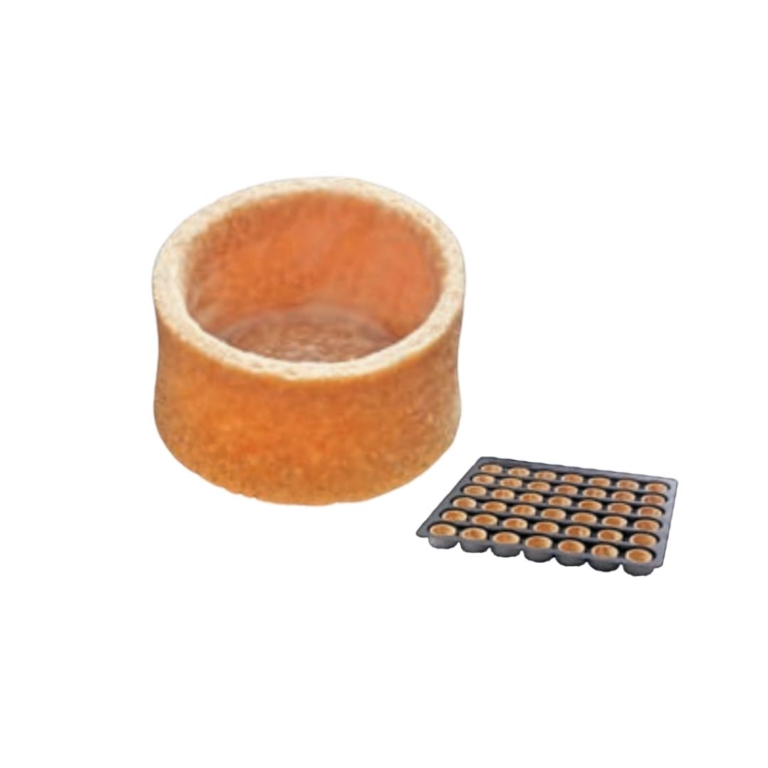 Tart Shell Rould La Rose Noire LRN Vanilla Tart Shells Mini Round 33mm – Axquisite Pte Ltd