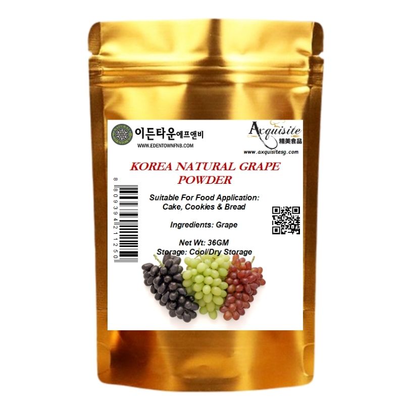 Edentown Korea Natural Grape Powder 36g